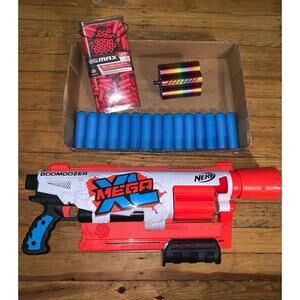 Nerf Boomdozer Mega XL Blaster plus 54x half dart conversion kit with darts New